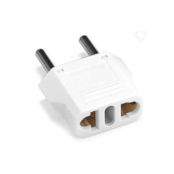 Adaptador Internacional para Viajes 2.5/250V 10A Blanco Adaptador Internacional para Viajes 2.5/250V 10A Blanco